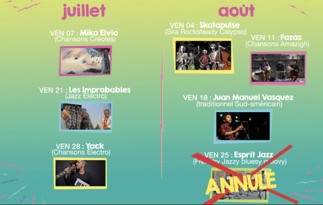 la prog de la brasserie juillet août 2023 1