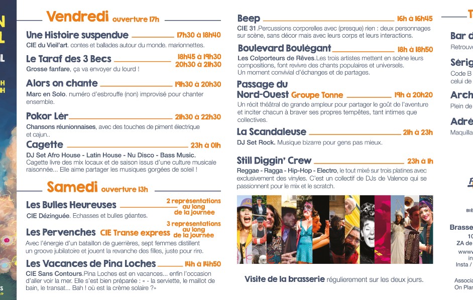 La prog du Festival !